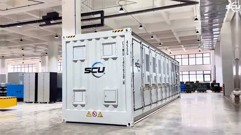 Sistema de almacenamiento de energía en contenedor